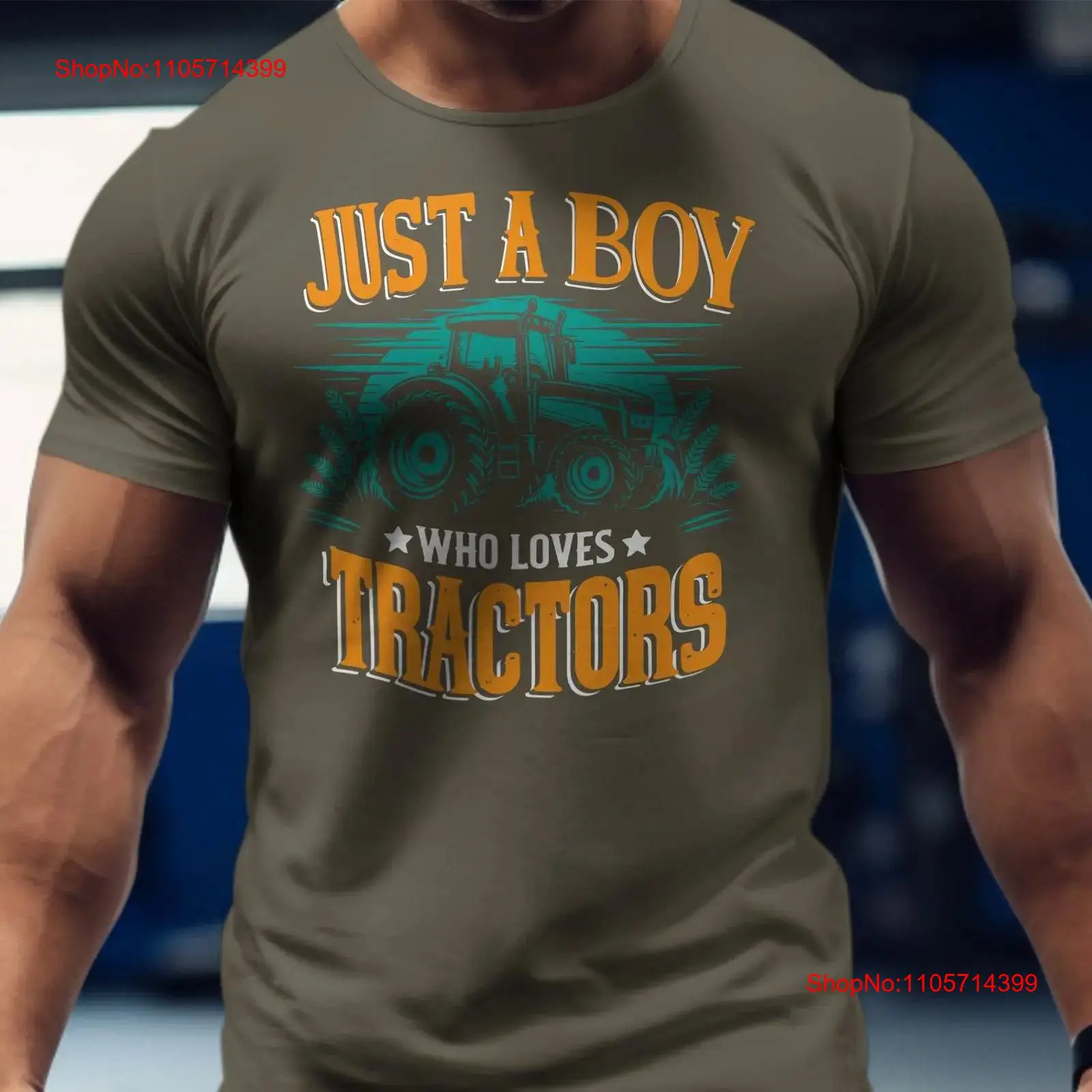 Agriculture Farming For Kids - ボーイズ トラクター Tシャツ トラクターを愛する男の子 農場生活 キッズ