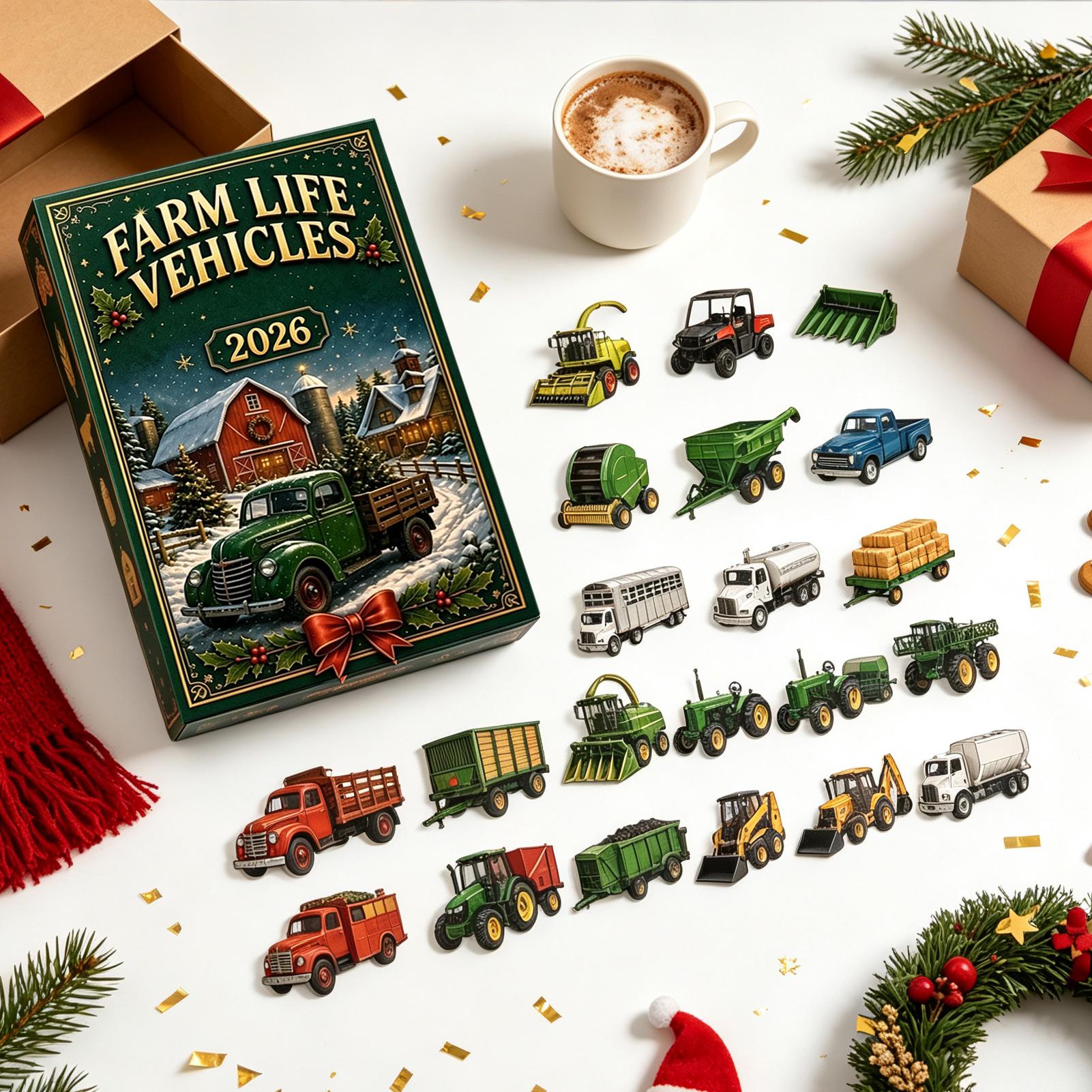 農場をテーマにしたカレンダー、クリスマスアドベントカレンダー - Agriculture Farming For Kids のレビューと価格