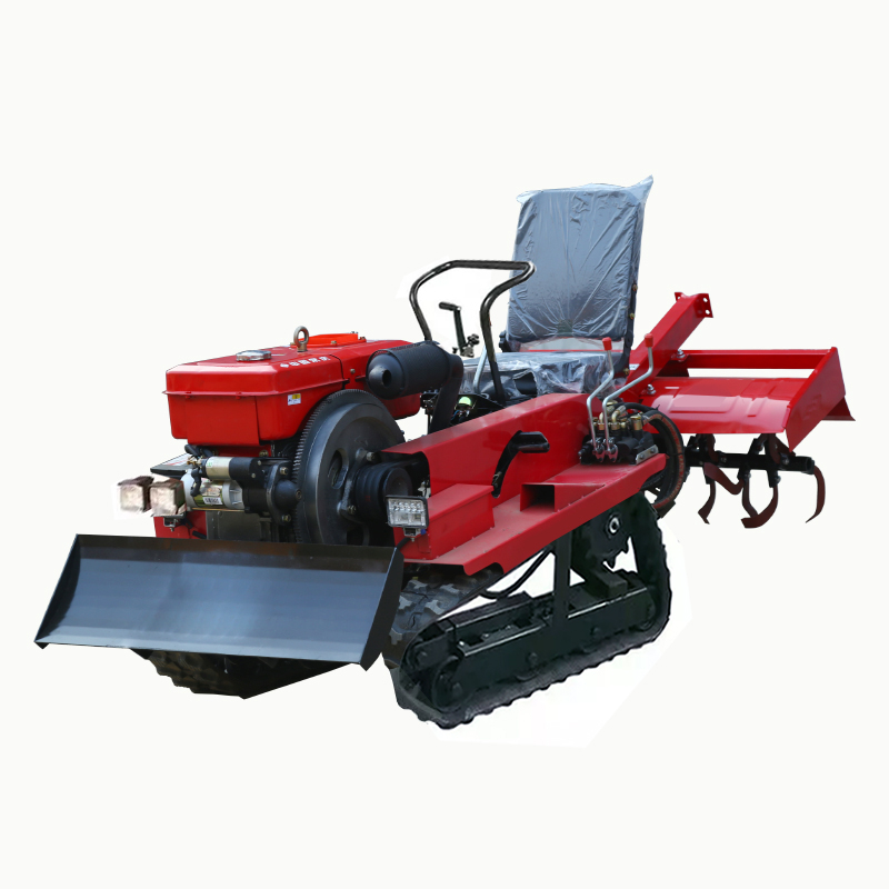 新型ディーゼルミニクローラーガーデントラクター、ロータリーテ - Agriculture Farming Working のレビューと価格