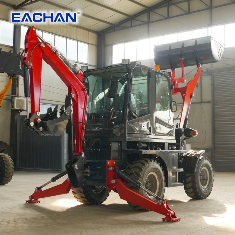 4WD油圧ホイールバックホーローダー ディーゼルエンジン 建 - Agriculture Farming Working のレビューと価格
