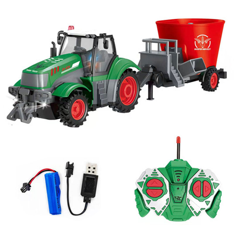 1:24 rcカー27mhzラジオリモートコントロールファー - Agriculture Farming For Kids のレビューと価格