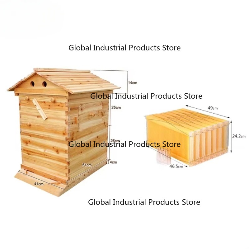 7つの自動フレームを備えた中国産モミ材ワックスコーティング済 - Beehive Frame Wax のレビューと価格