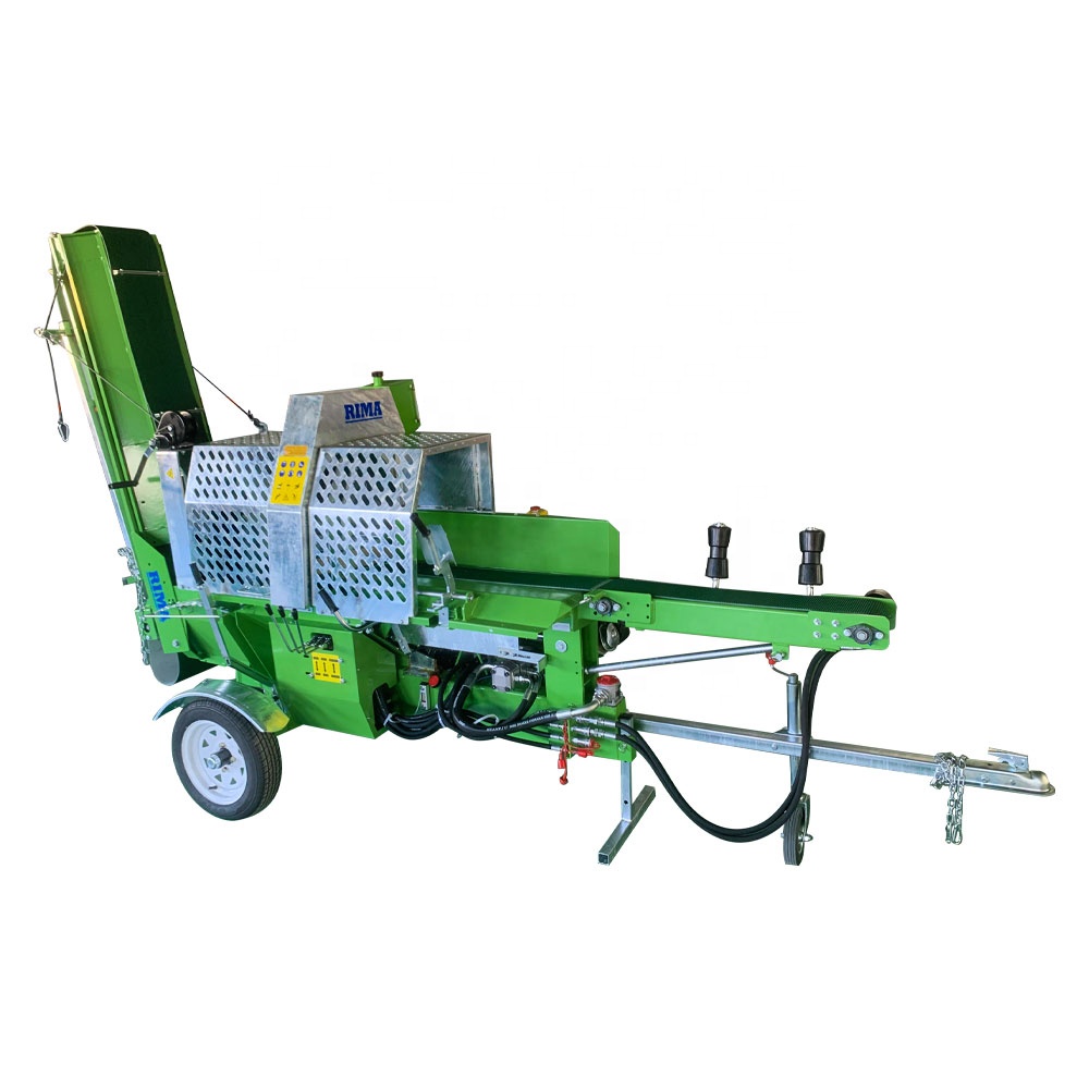 20トン油圧式薪割り機、農場、家庭、林業用薪割り機、薪処理機 - Farming Agriculture Video のレビューと価格