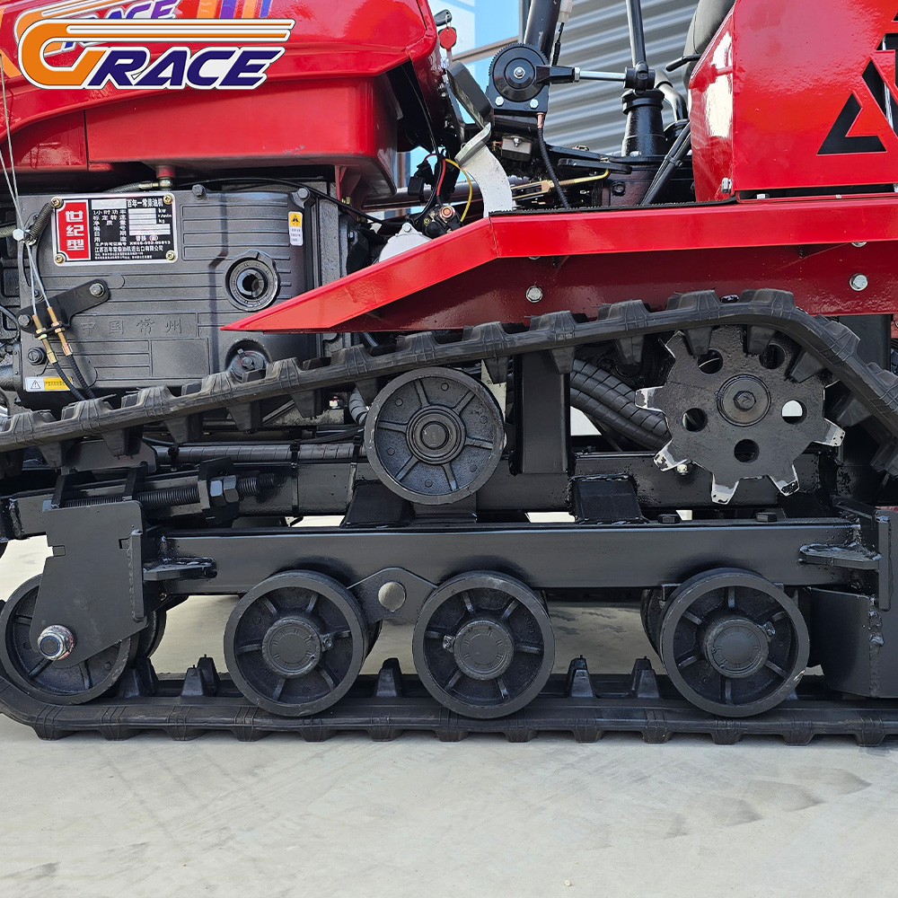 25馬力ゴムクローラトラクター多機能農場ミニディーゼルトラク - Agriculture Farming Products のレビューと価格