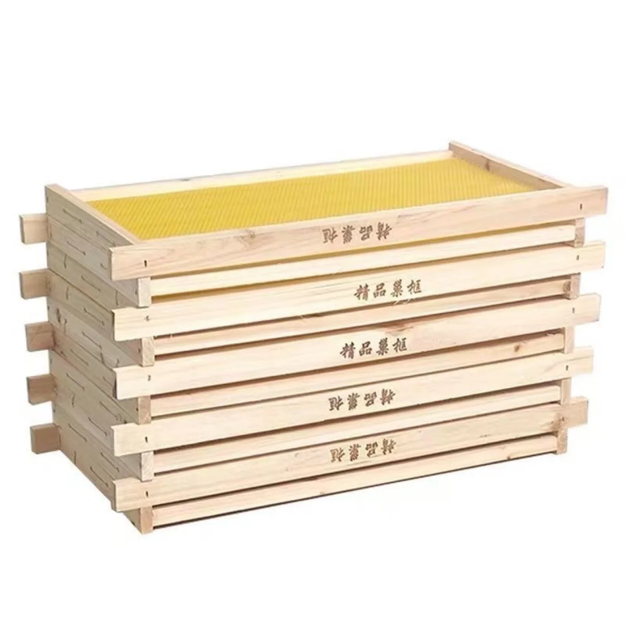 8枚枠養蜂箱フルキット、ワックスコーティングされた巣礎と枠、 - Beehive Frame Wax のレビューと価格