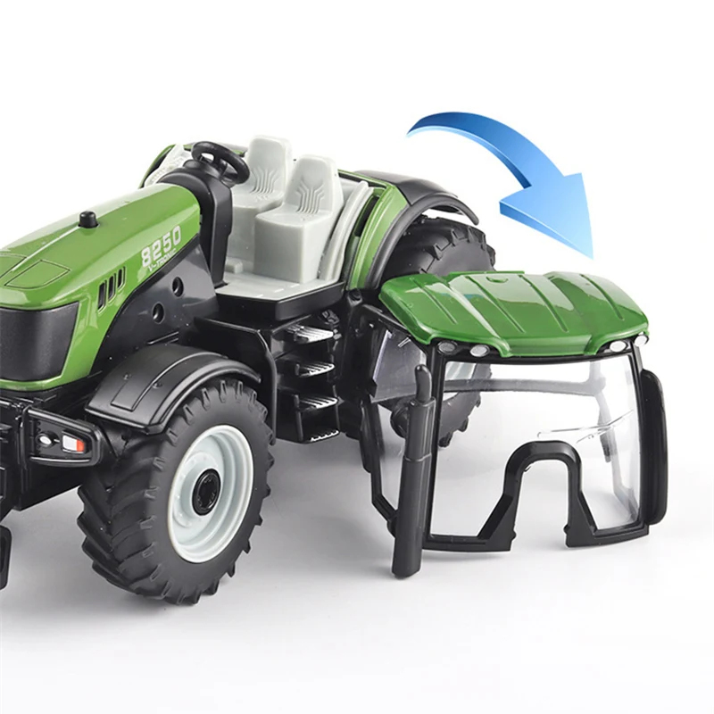 合金トラクターモデルダイキャストメタル農具車耕作地農業車両サ - Agriculture Farming For Kids のレビューと価格