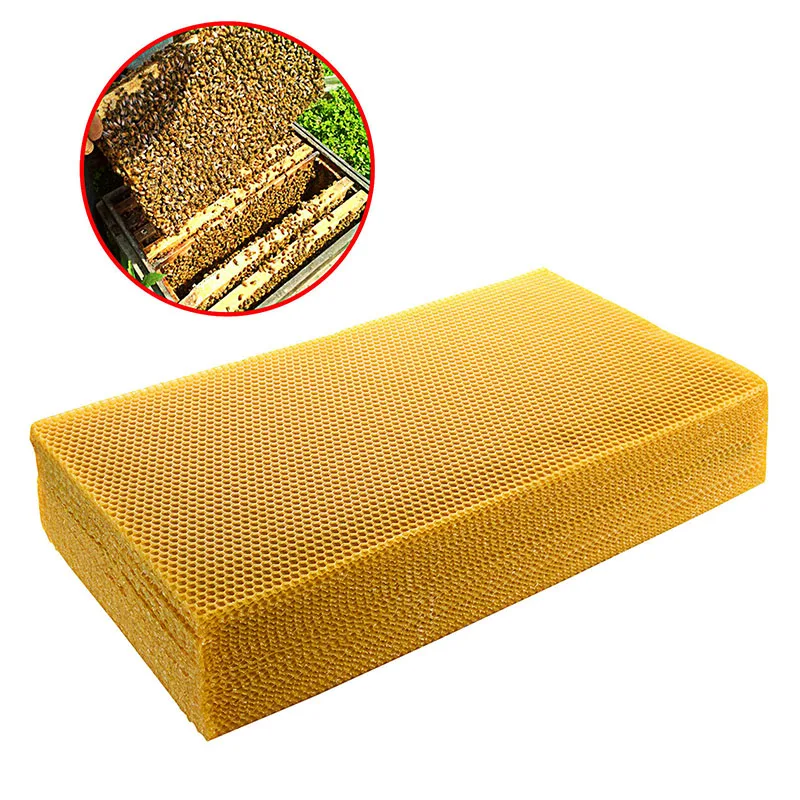 30 ピース/パック蜂の巣基礎ハニカム蜜蝋 415*200  - Beehive Frame Wax のレビューと価格