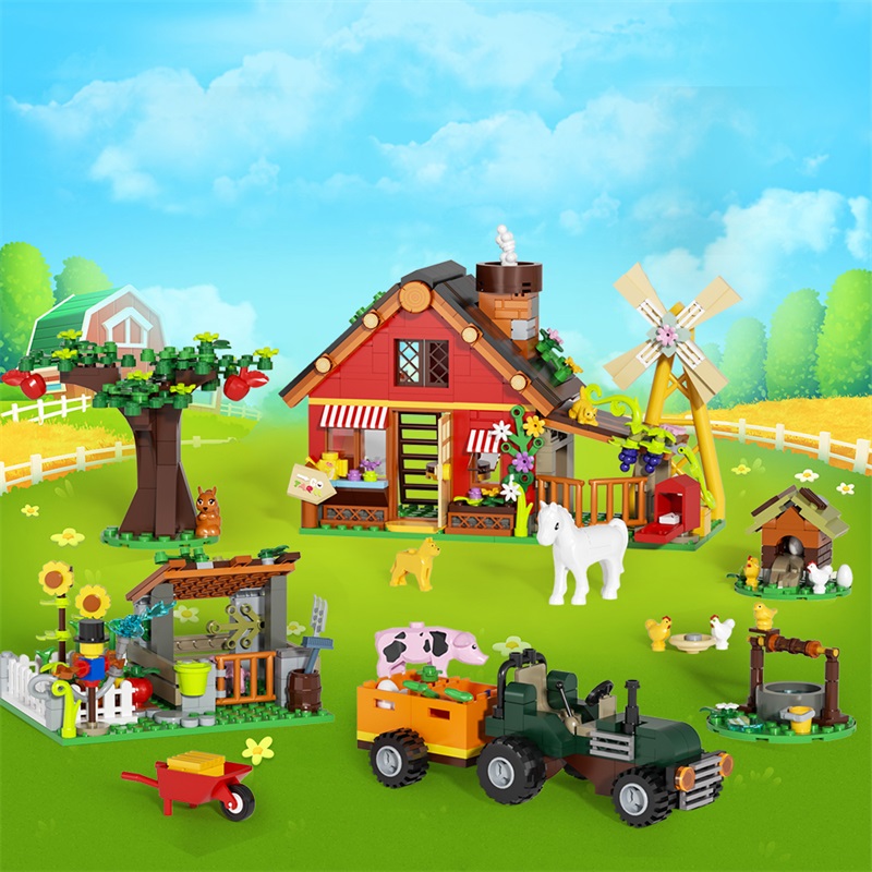 649 個クリエイティブ風車農場ビルディングブロック農業車動 - Agriculture Farming For Kids のレビューと価格