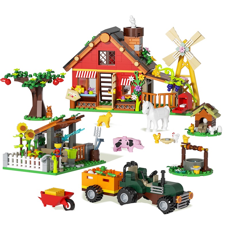 649 個クリエイティブ風車農場ビルディングブロック農業車動 - Agriculture Farming For Kids のレビューと価格