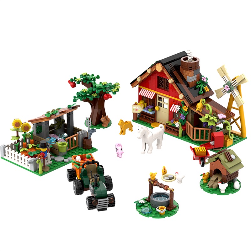 649 個クリエイティブ風車農場ビルディングブロック農業車動 - Agriculture Farming For Kids のレビューと価格